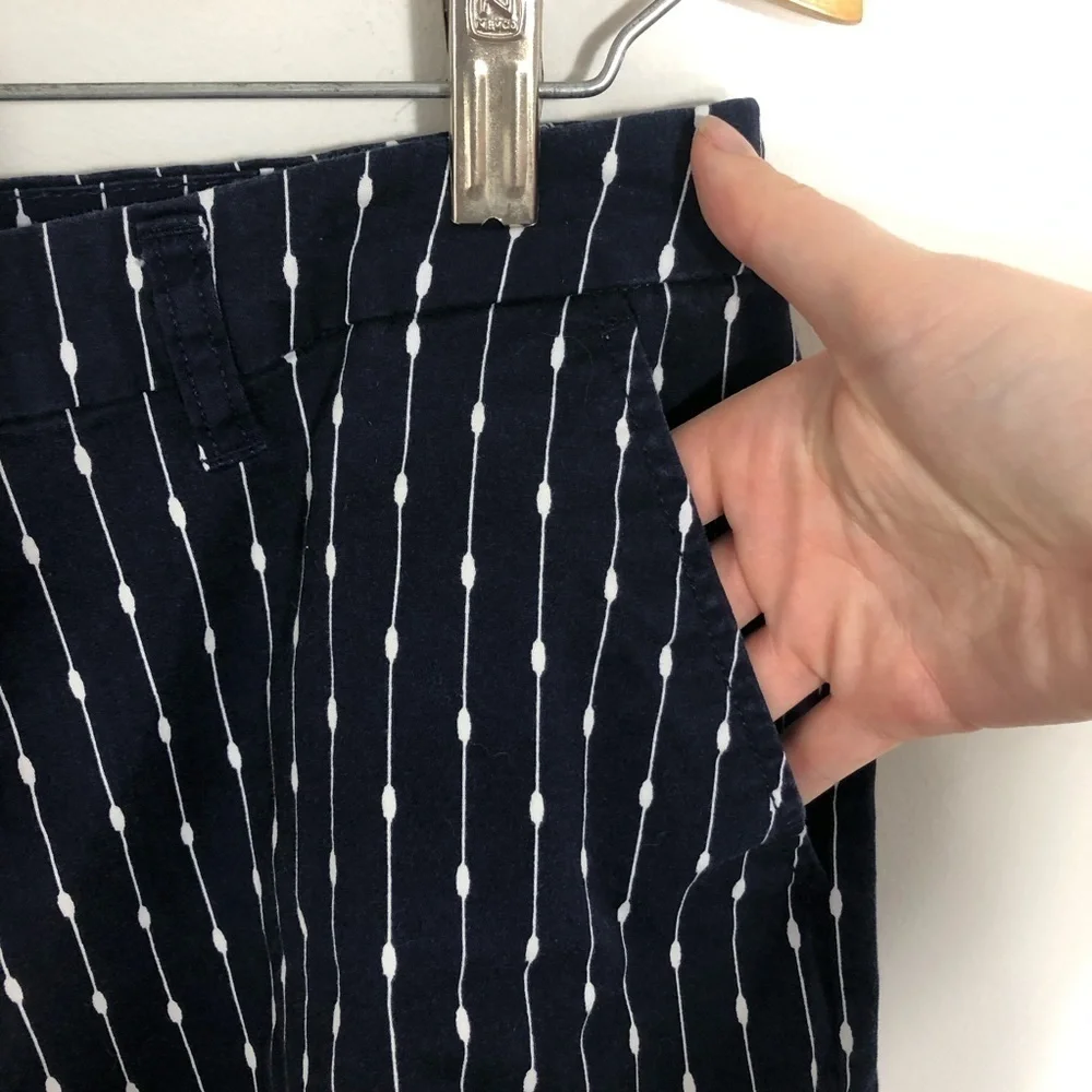 Faded Glory Navy Blue White Shorts Sz 12